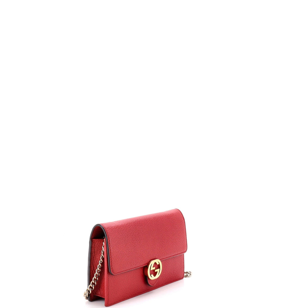 Interlocking Wallet on Chain Leather