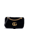GG Marmont Flap Bag Matelasse Velvet Small