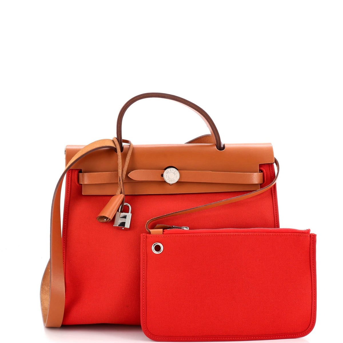 Herbag Zip Leather and Toile 31
