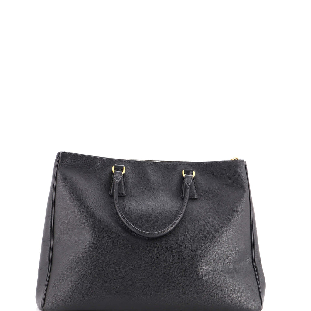 Double Zip Lux Tote Saffiano Leather XL