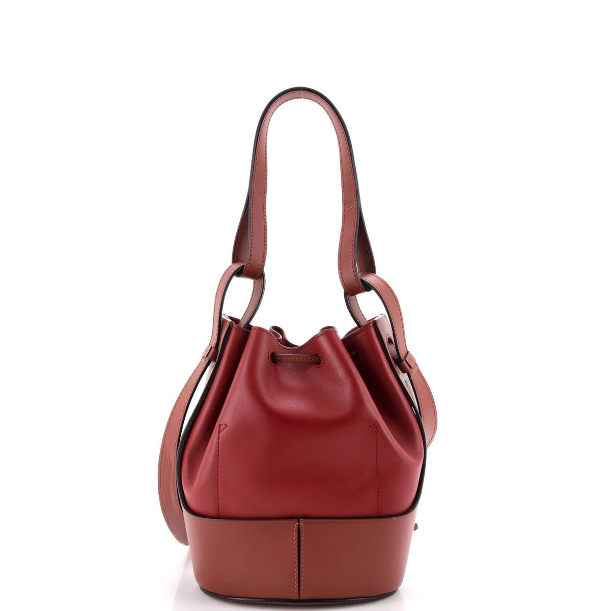 Balloon Bucket Bag Leather Small