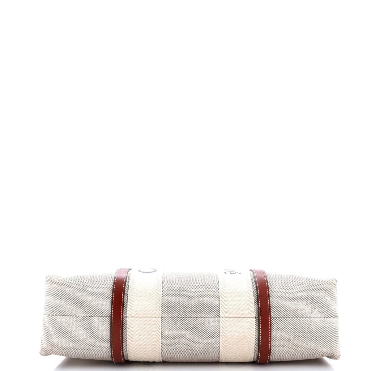 Woody Tote Canvas with Leather Large