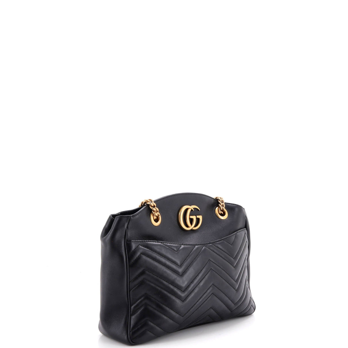 GG Marmont Chain Tote Matelasse Leather Medium