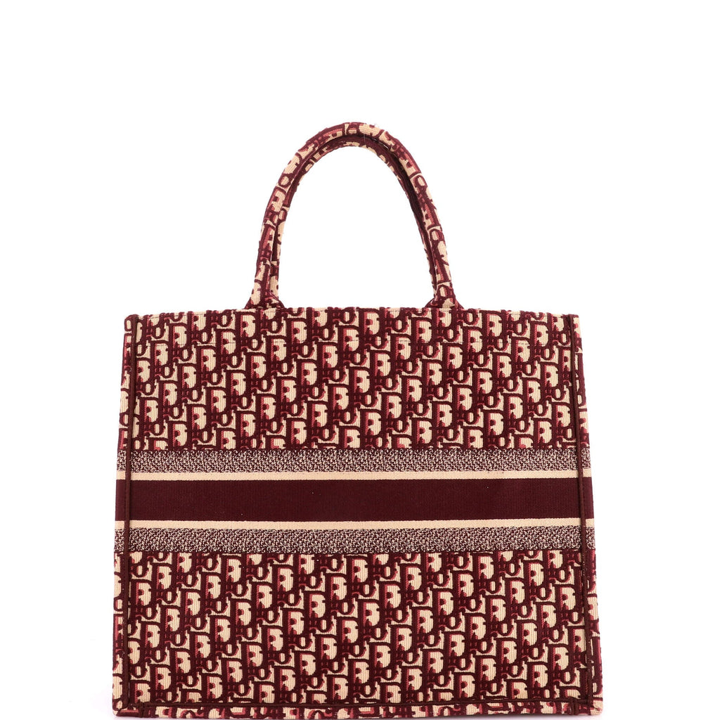 Book Tote Oblique Canvas Large