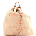 Deauville Backpack Canvas with Sequins Large