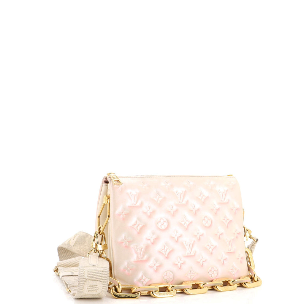 Coussin Bag Monogram Embossed Lambskin PM