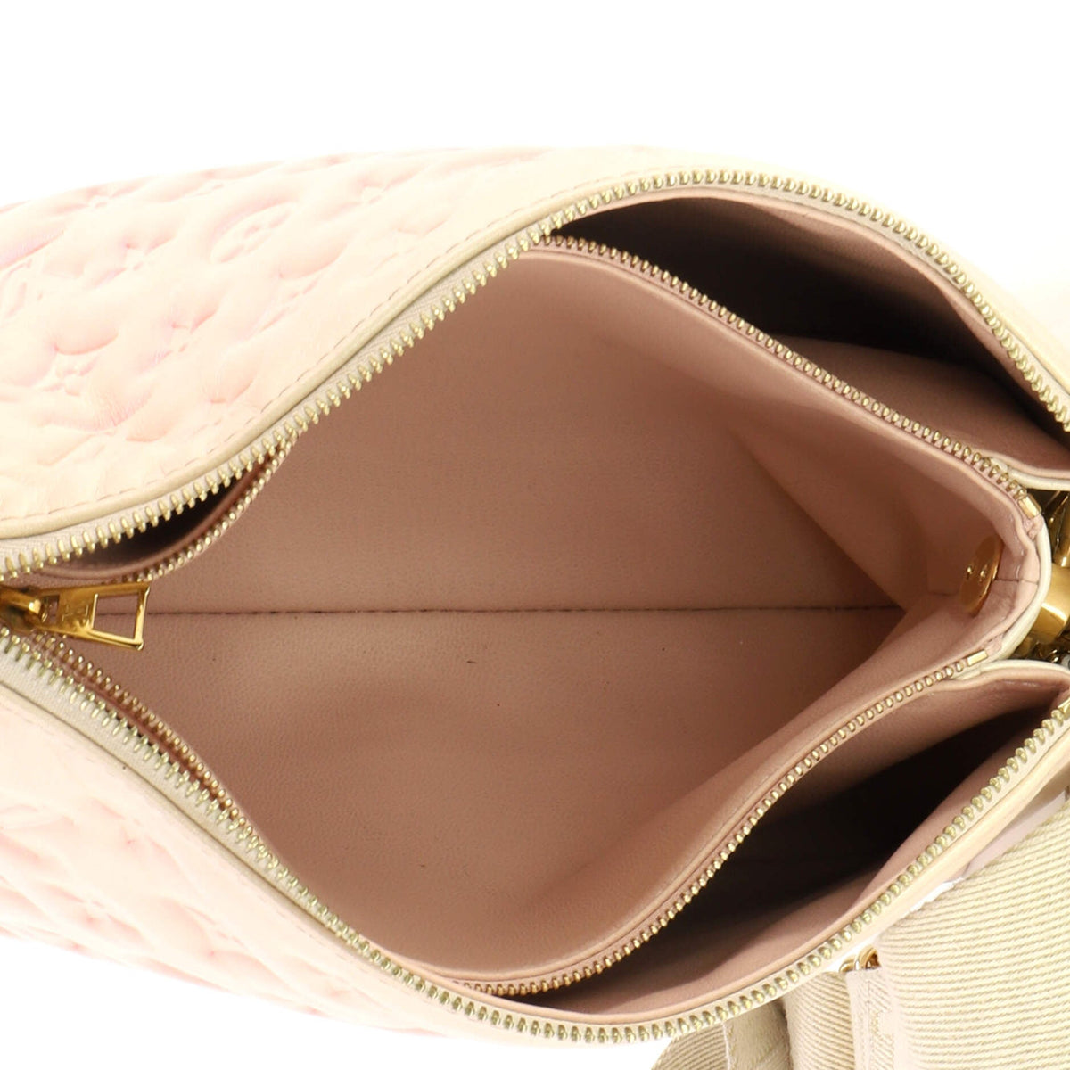 Coussin Bag Monogram Embossed Lambskin PM