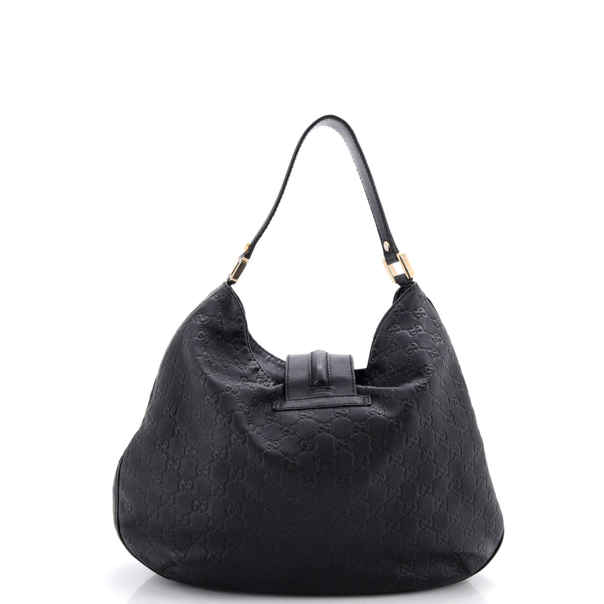 New Ladies Web Hobo Guccissima Leather Medium