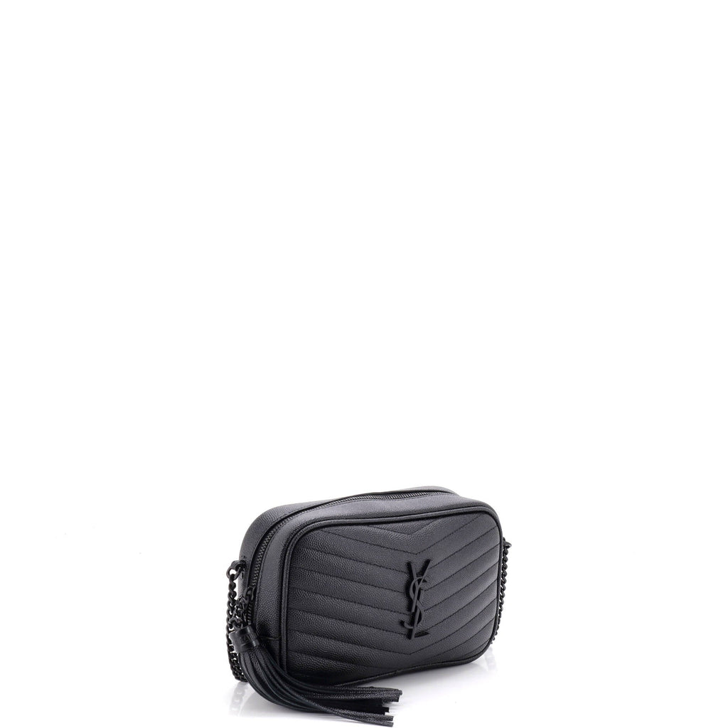Lou Camera Bag Matelasse Chevron Leather Mini