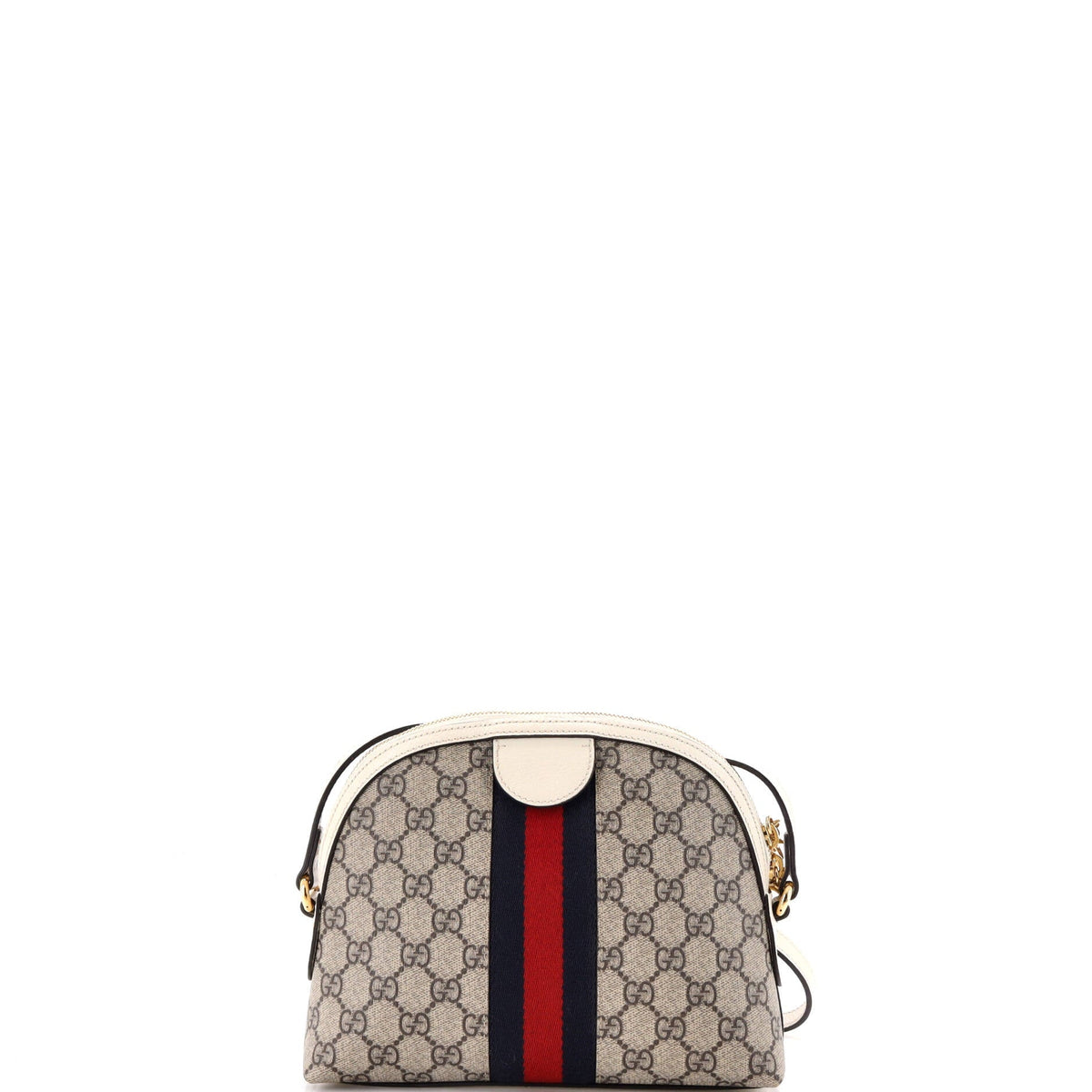 Ophidia Dome Shoulder Bag GG Coated Canvas Small
