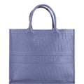 Book Tote Oblique Embossed Calfskin Large