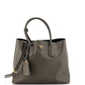 Cuir Double Tote Saffiano Leather Medium
