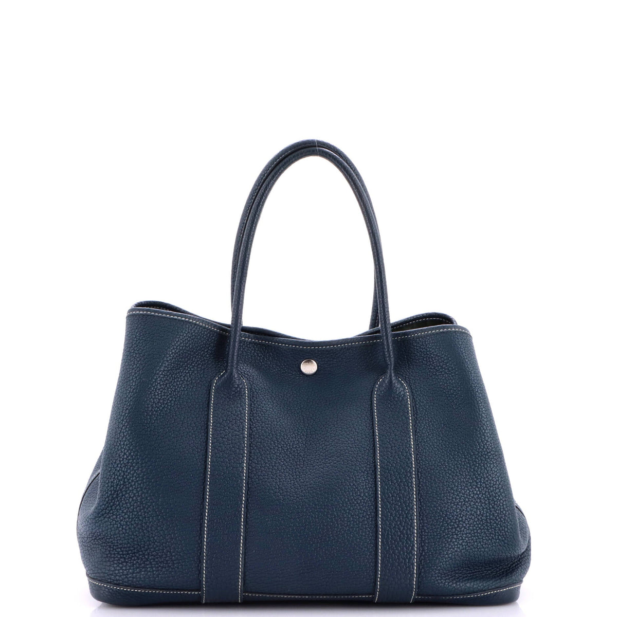 Garden Party Tote Leather with Printed Interior 36