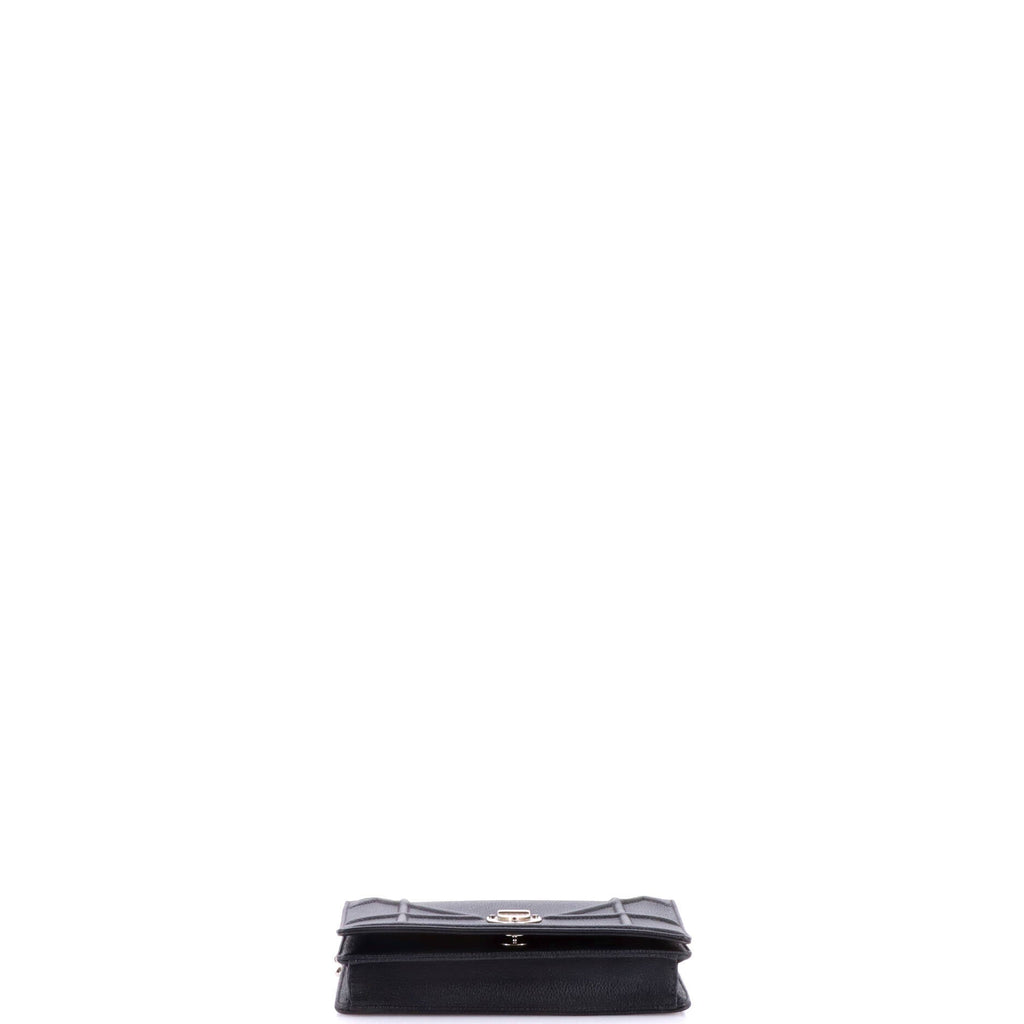 Diorama Wallet on Chain Leather