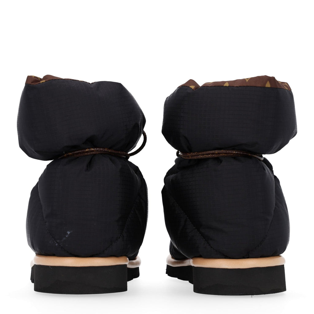 Nylon Monogram Pillow Comfort Ankle Boot 37 Black
