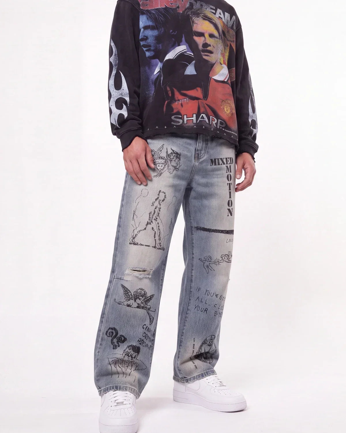 Mixed Emotions Canvas Denim Blue