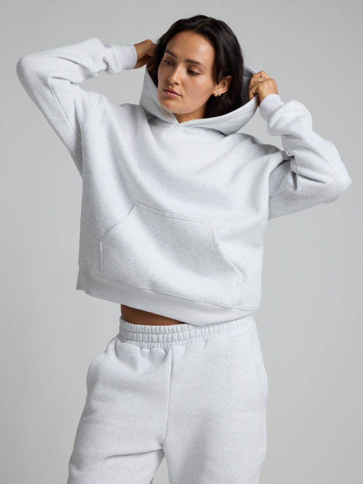 Basic Crop Hoodie