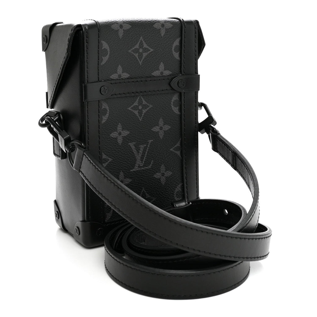 Monogram Eclipse Vertical Trunk Wearable Wallet Black