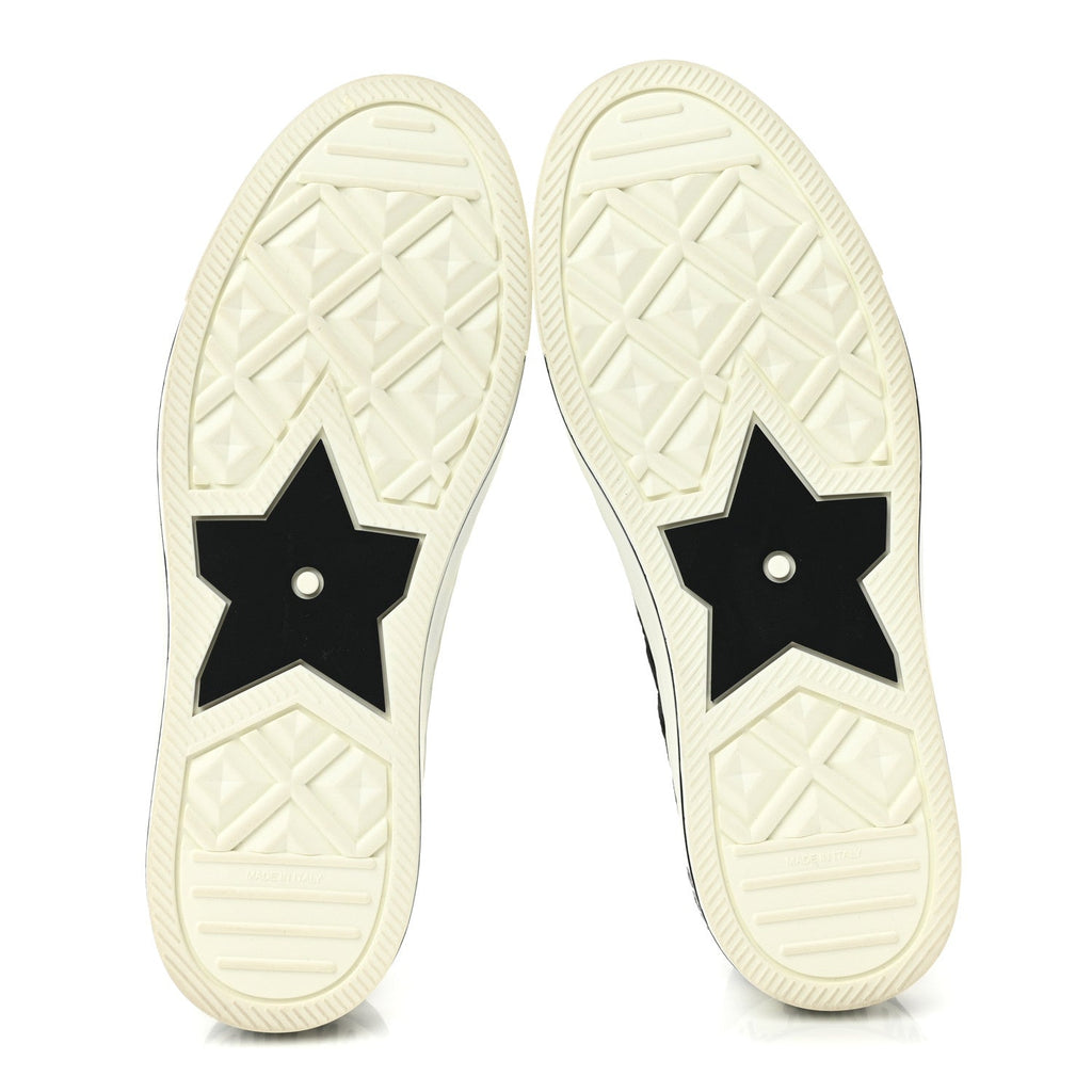 Technical Mesh Macrocannage Womens Walk'n Dior High Top Sneakers 38.5 Black