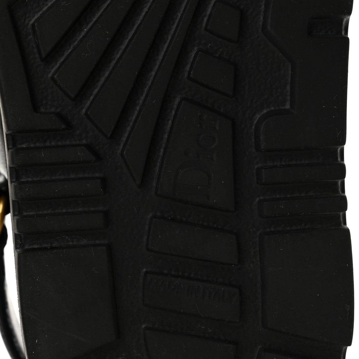 Lambskin Dioract 10mm Sandals 36.5 Black