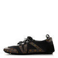 Monogram Calfskin Womens LV Sneakerina 41 Black