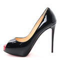 Patent New Very Prive 120mm Pumps 35.5 Black