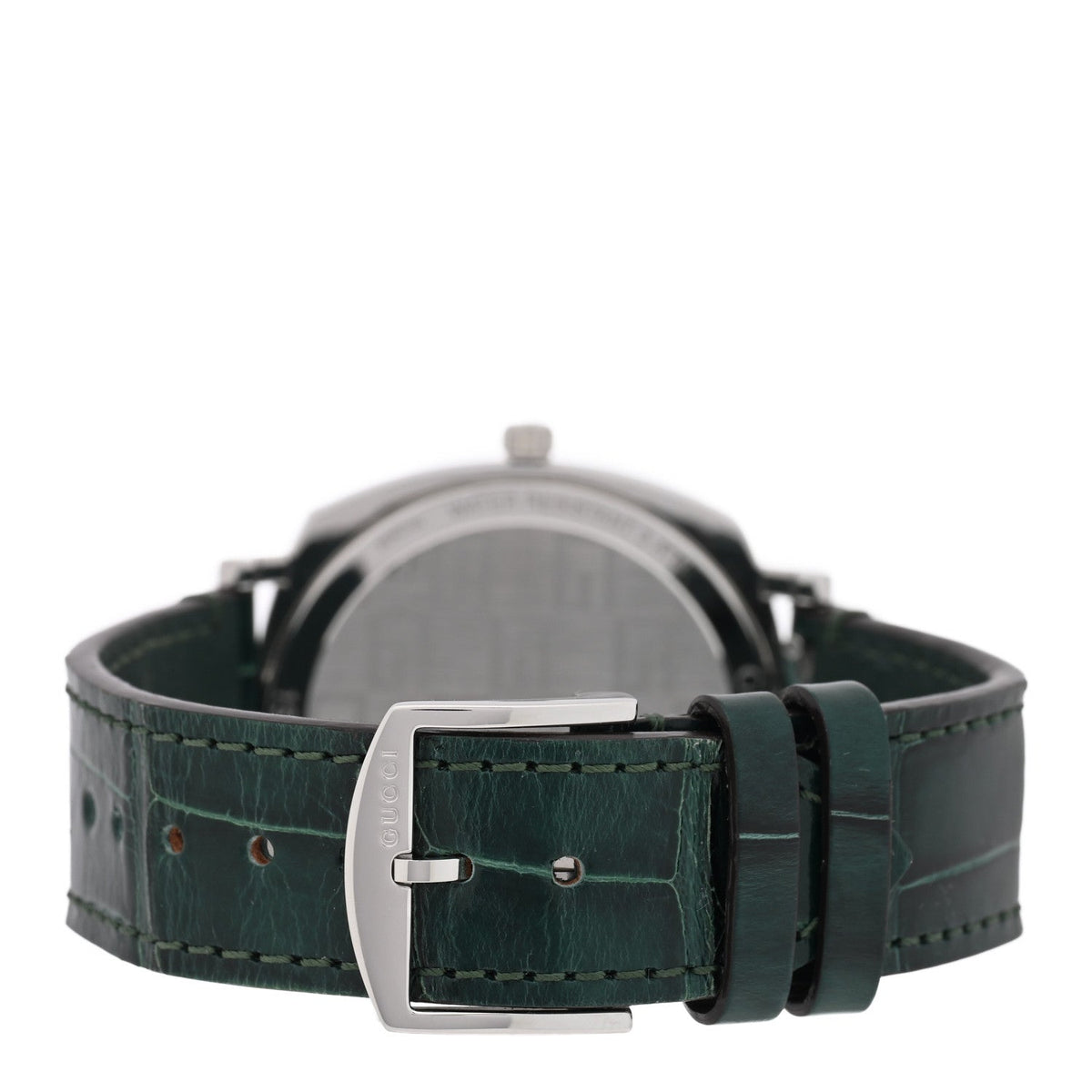Stainless Steel Alligator 38mm Grip Quartz Watch Green