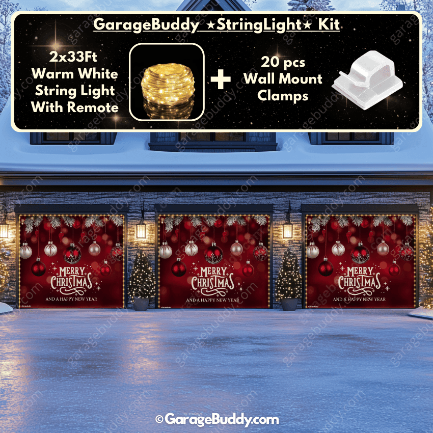 Christmas Ornaments & HNY | Christmas Garage Door Cover