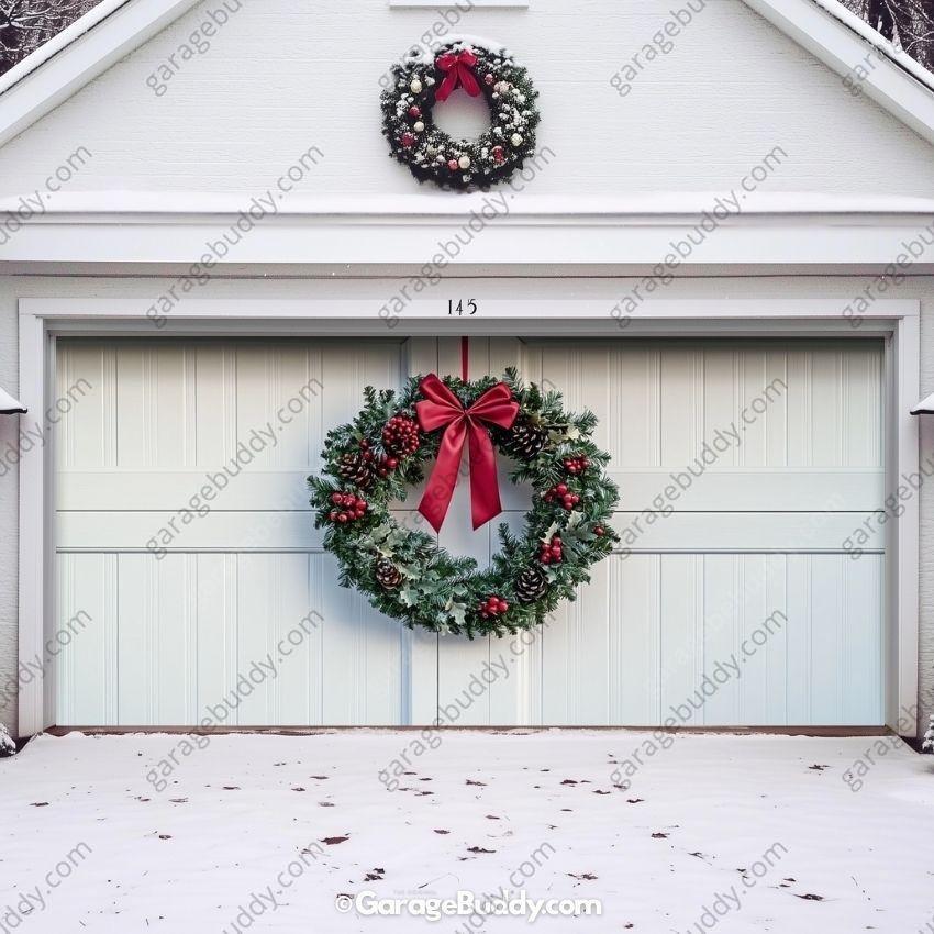 Christmas Wreath | Christmas Garage Door Cover