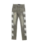Mixed Emotions Monogram Denim Ash Grey