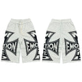 Iron Cross Graphic Sweatshorts - Grey