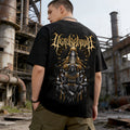 Original trendy brand niche Death God metal short sleeved T-shirt high street pure cotton loose core band for men and women