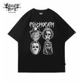 Four villains of American street hip-hop, hip-hop, West Coast T-shirt, street dance, tattoo artist, trendy brand, high street, niche, short sleeved
