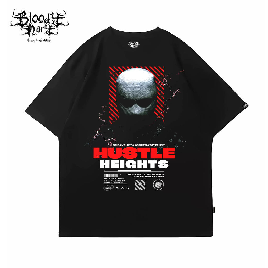 American Trendy Bandit Bandit Money Banknote Street Hip Hop T-shirt Trendy High Street Dance INS Tattoo West Coast