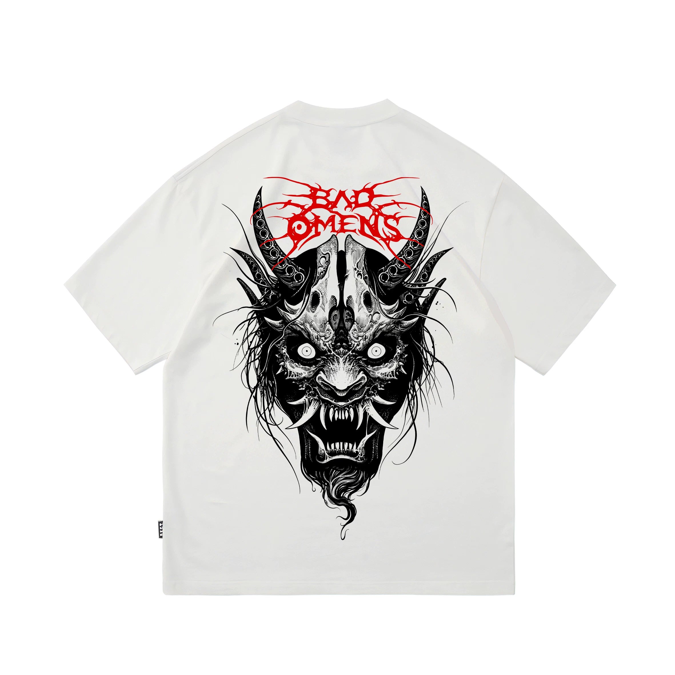 Original Trendy Brand Design American Dark Prajna Trendy Hip Hop Retro Tattoo Artist Short Sleeve Pure Cotton T-shirt for Men and Women