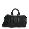Monogram Taurillon Keepall Bandouliere 25 Black