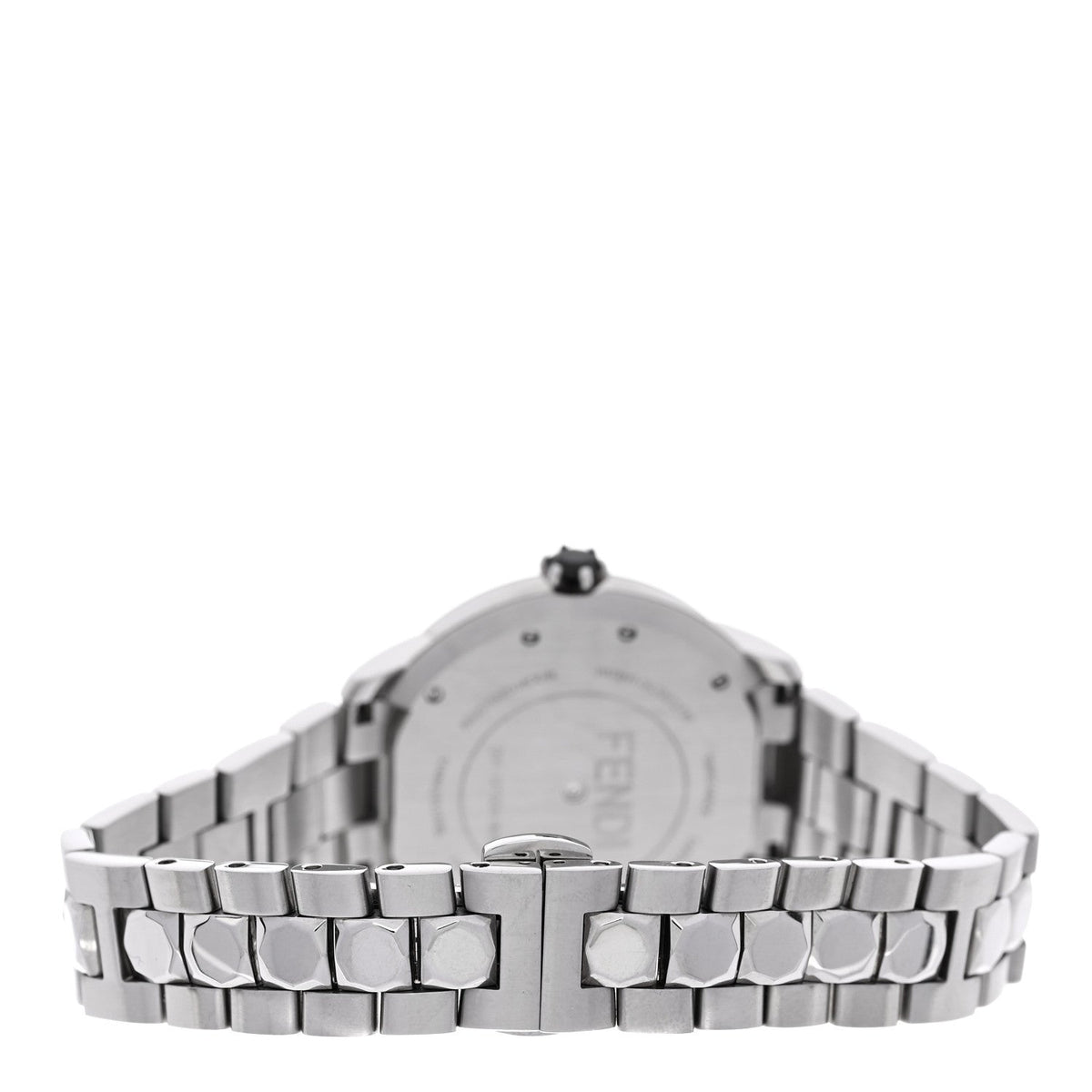 Stainless Steel Mother of Pearl Topaz Spinel 38mm Ishine Rotating Gem Two Tone Quartz Watch Black