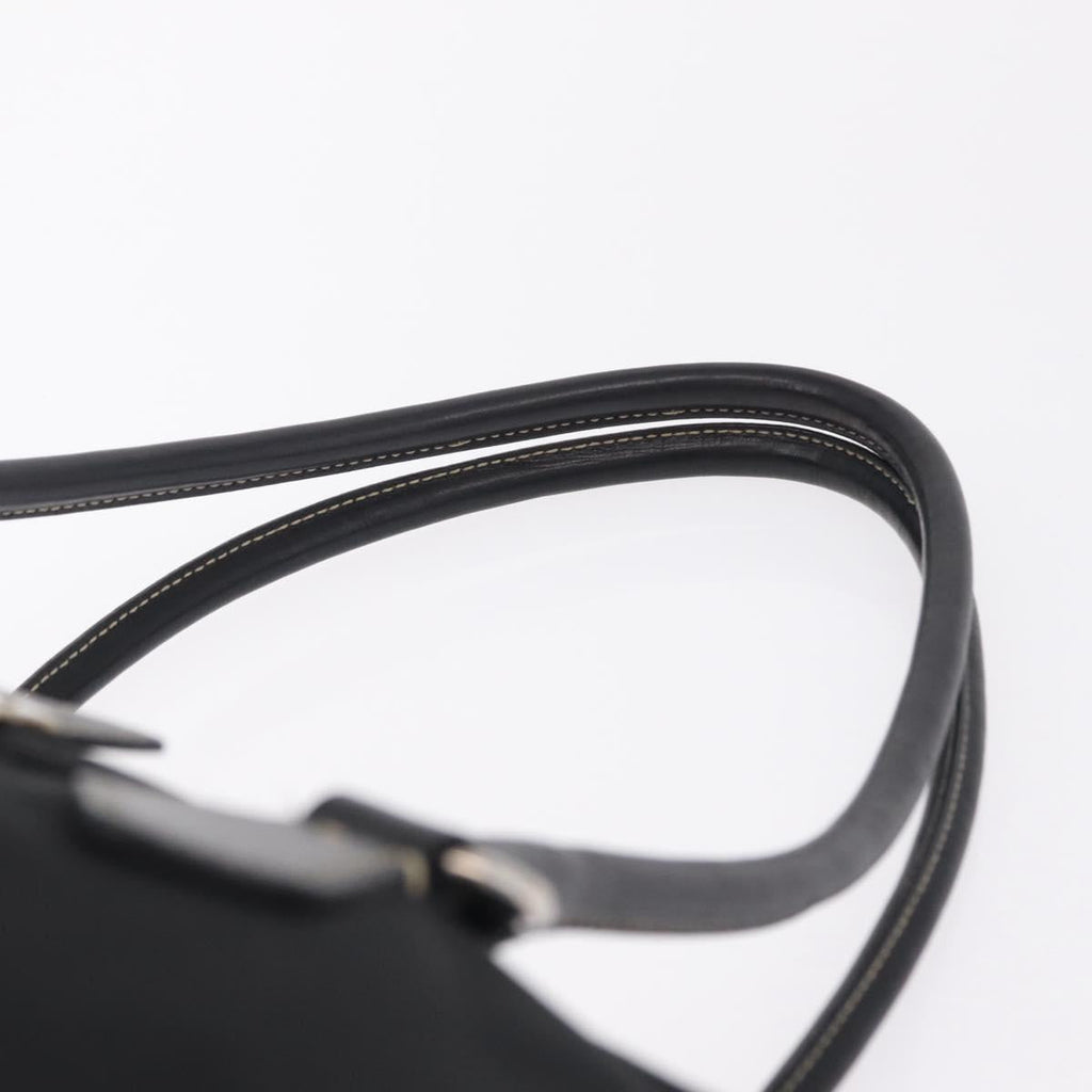 PRADA Tote Bag Nylon Black Silver BR1325 Auth am12835V
