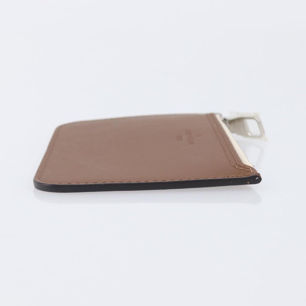 LOUIS VUITTON Mahina PM Pouch Leather Brown LV Auth am12934V