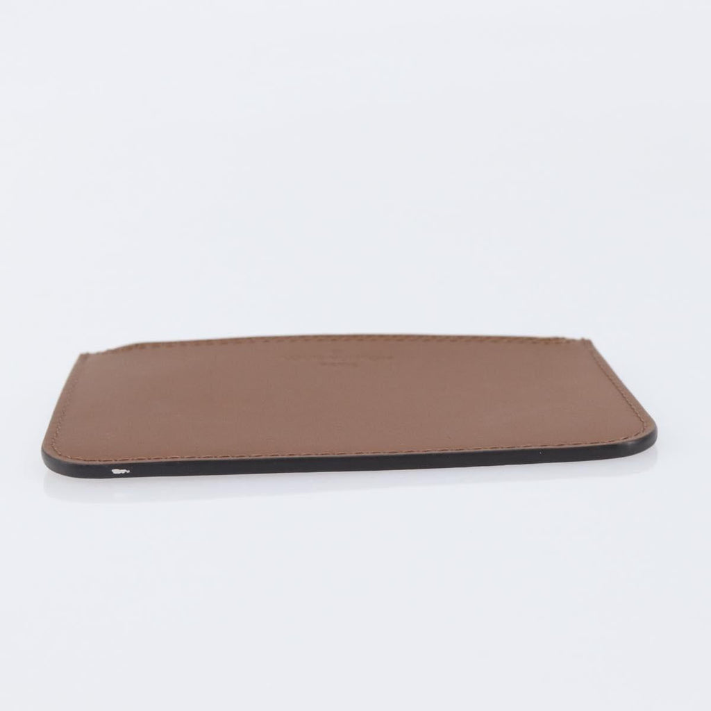 LOUIS VUITTON Mahina PM Pouch Leather Brown LV Auth am12934V