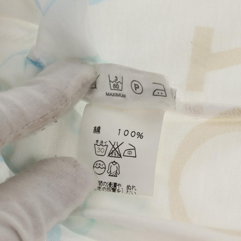 HERMES Margiela Period Short Sleeved T Shirt Cotton White Auth am9197V
