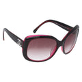 CHANEL COCO Mark Sunglasses plastic Red 5183-A CC Auth BA11304