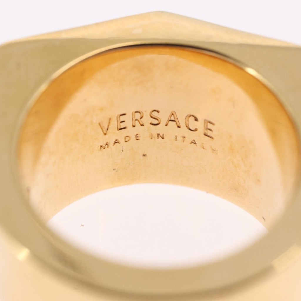 VERSACE Ring Metal Gold Tone Auth BA13629V