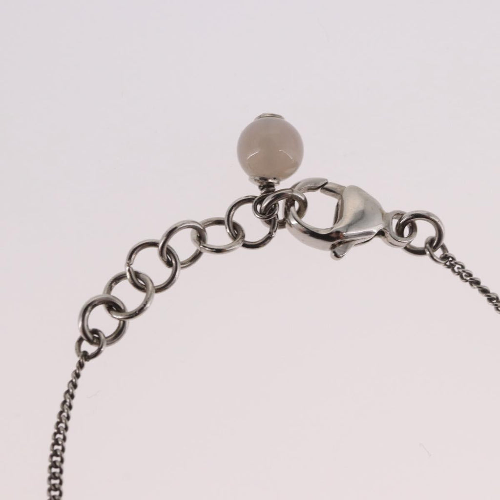 CHANEL Bracelet Metal Silver CC Auth BA13638M