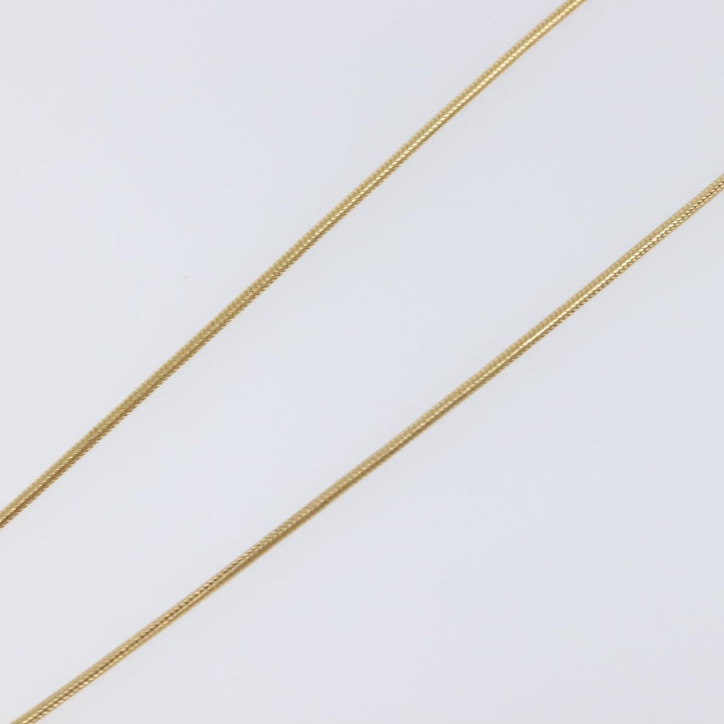 Christian Dior Necklace metal Gold Auth BA15830M