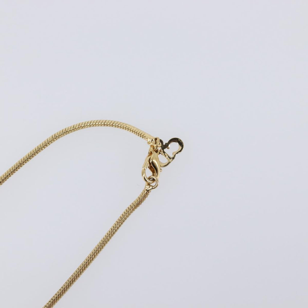 Christian Dior Necklace metal Gold Auth BA15830M