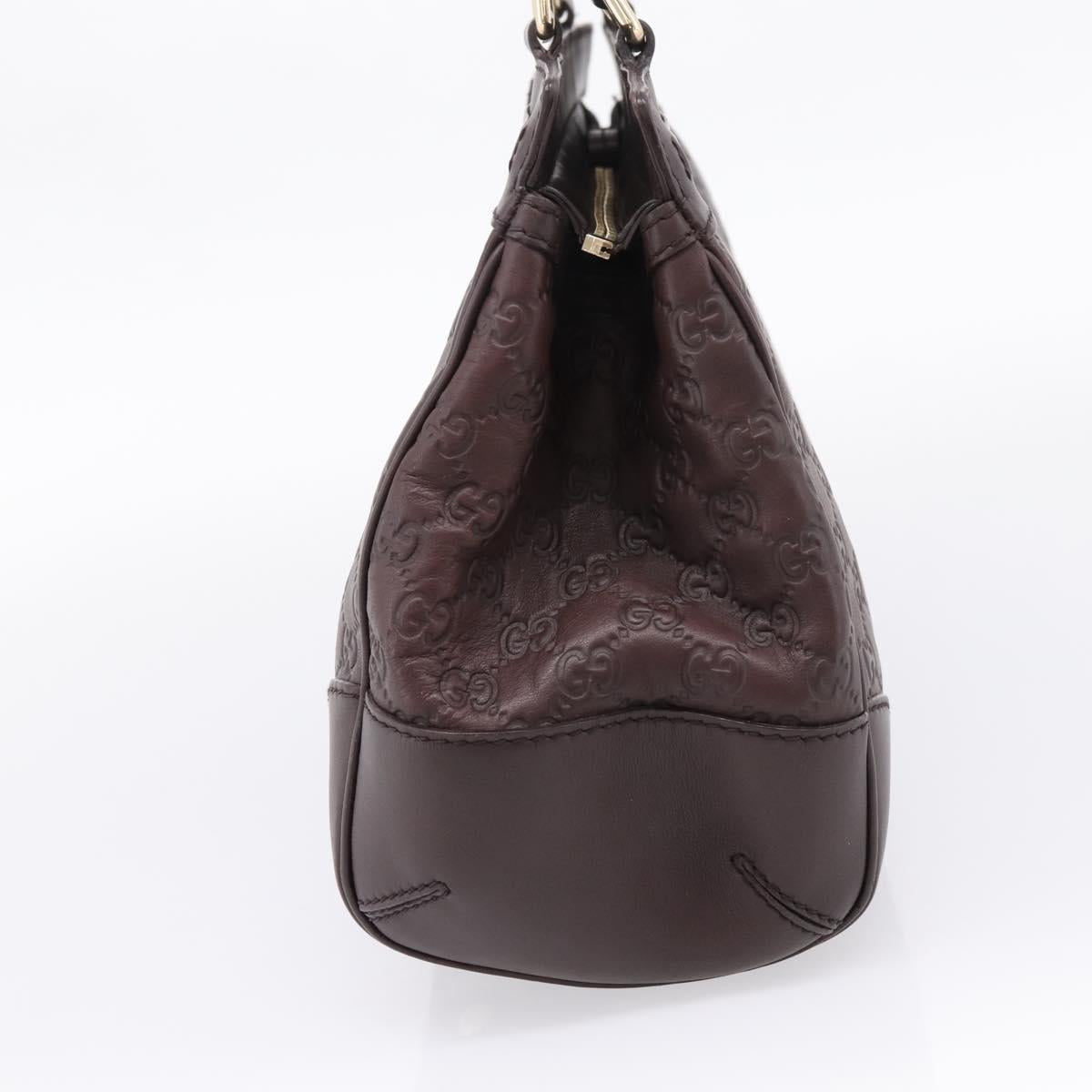 GUCCI GG Canvas Guccissima Tote Bag Brown Gold 257068 Auth BA15857V
