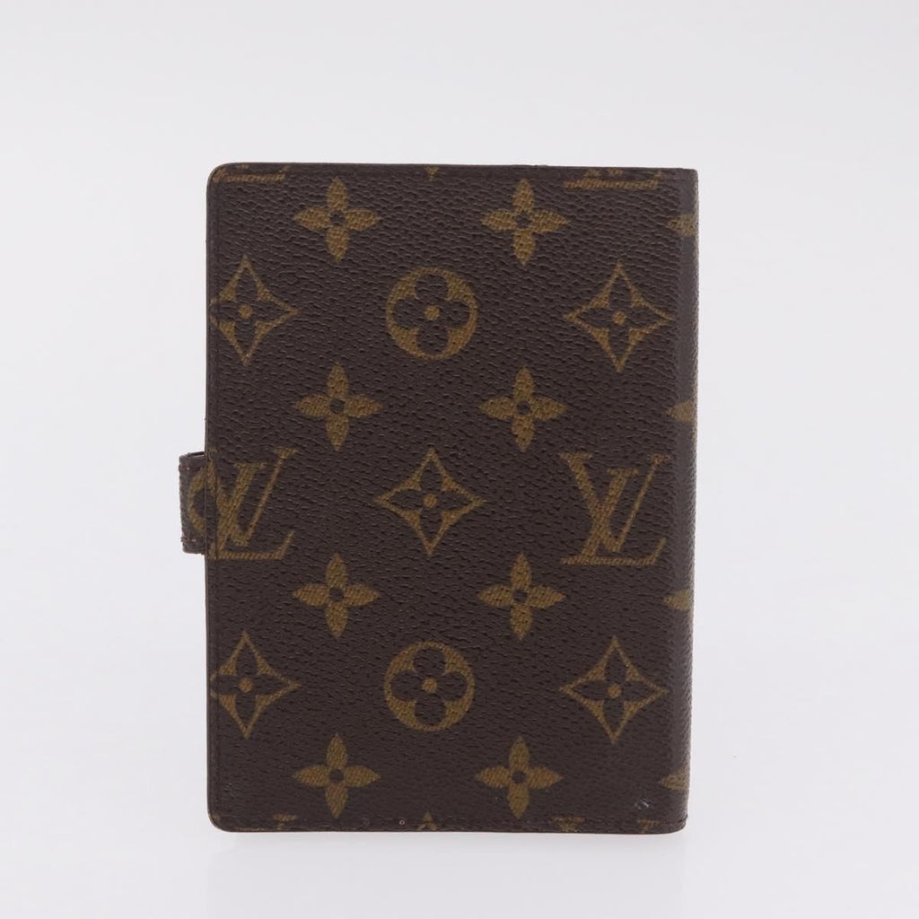 LOUIS VUITTON Monogram Agenda PM Day Planner Cover 2 Set LV Auth BA16515