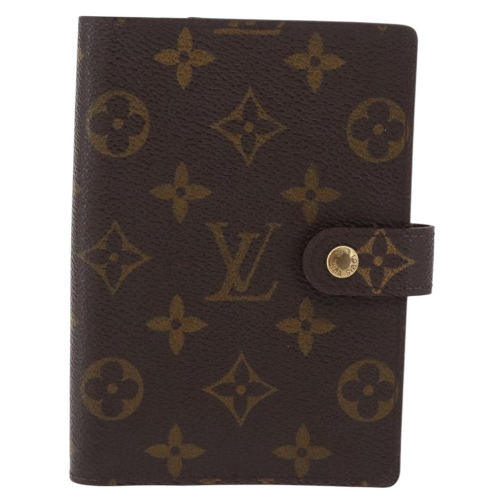 LOUIS VUITTON Monogram Agenda PM Day Planner Cover 2 Set LV Auth BA16515