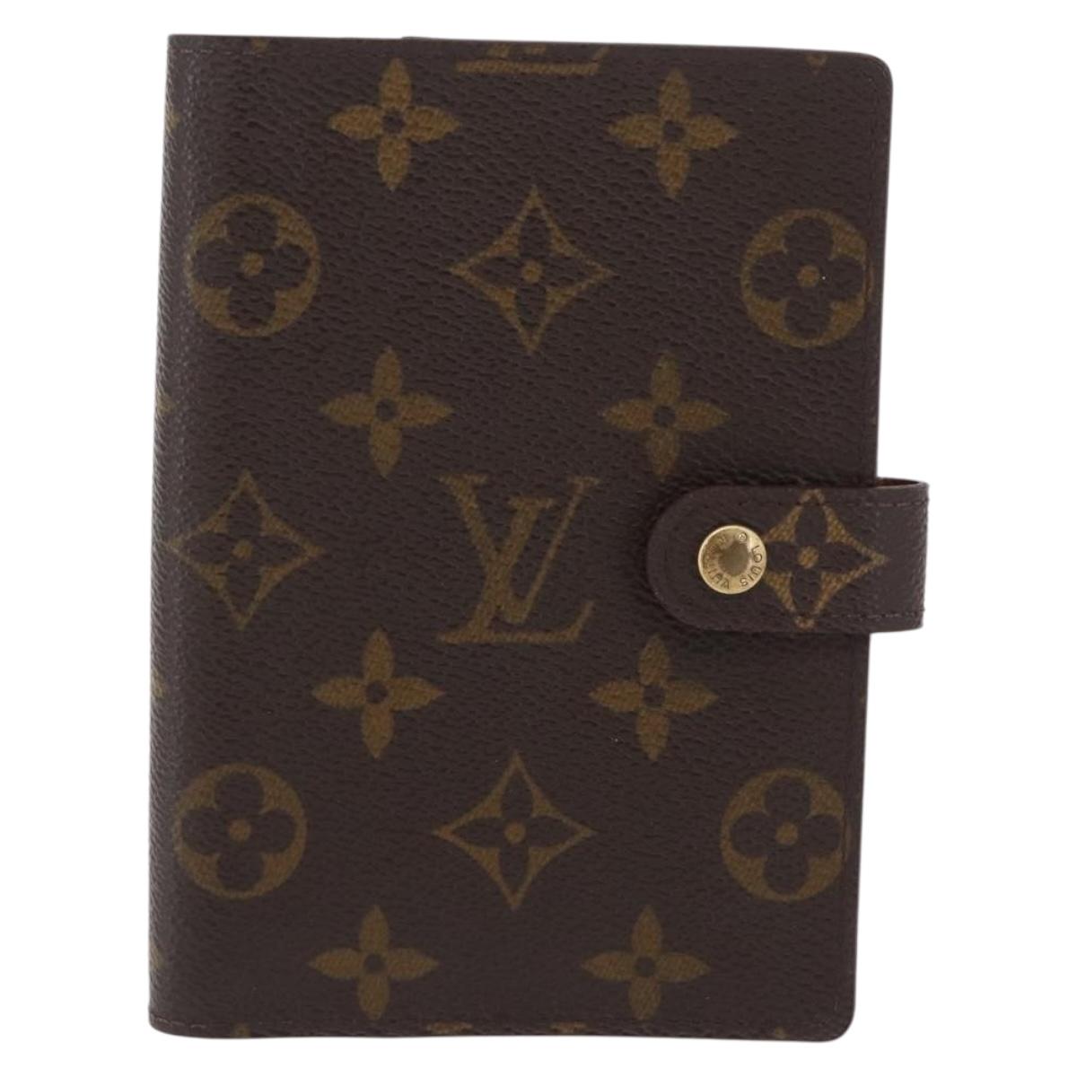 LOUIS VUITTON Monogram Agenda PM Day Planner Cover 2 Set LV Auth BA16515